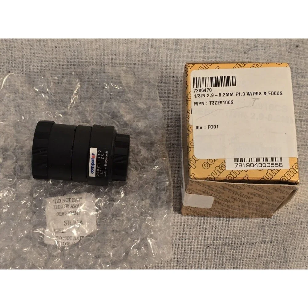 Computar Vari-Focal Lens TG3Z2910FCS-IR 2.9-8.2MM F1.0 Auto IRIS New In Box